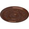 Ekena Millwork Tyrone Ceiling Medallion (Fits Canopies up to 6 3/4"), Hand-Painted Copper Penny, 16 1/8"OD x 3/4"P CM16TYCPS - alternate 3